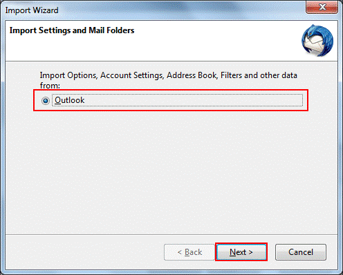 Select Outlook 